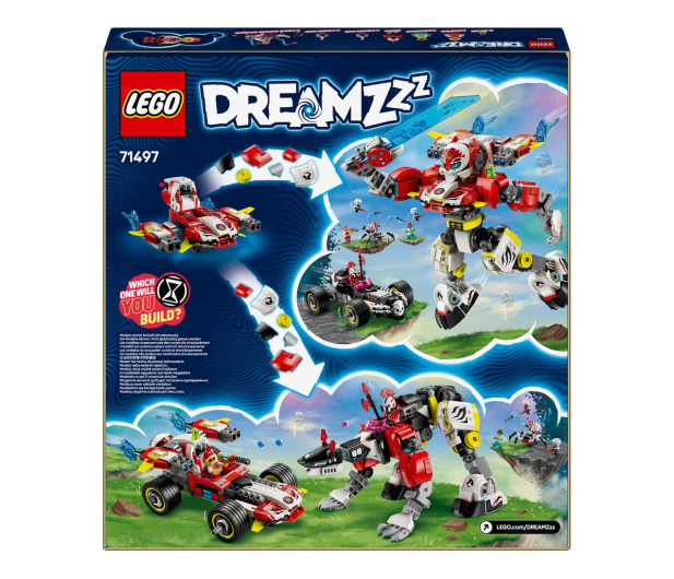 LEGO DREAMZzz 71497 Tygrysi mech Coopera i Hot rod Zero - 1284228 - zdjęcie 7